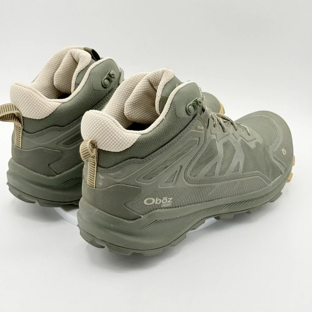 Oboz Katabatic Mid B-Dry Hiking Boots Size 11.5 Mens Evergreen